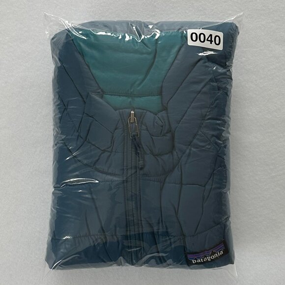 Patagonia Down Sweater Vest Blue Puffer Women Size XL - Picture 12 of 12